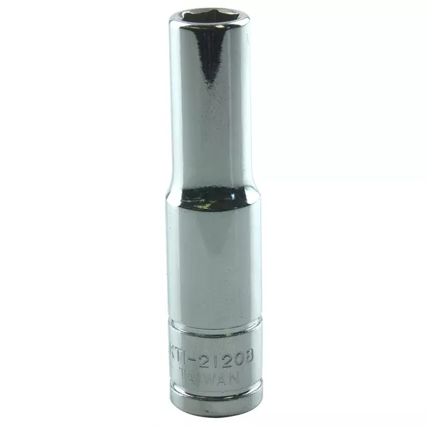 1/4" Drive 6 Point Deep Socket, 1/4"