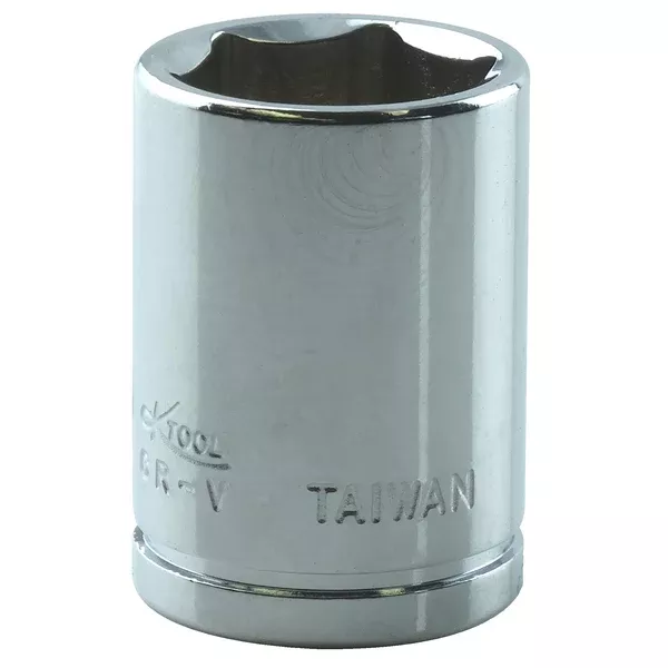 1/4" Drive 6 Point Standard Socket, 7/16"