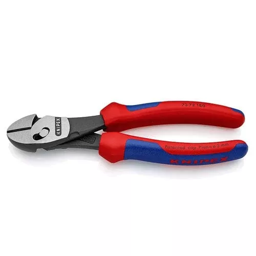 180mm Twinforce Diagonal Cutting Pliers 7372180 by Knipex