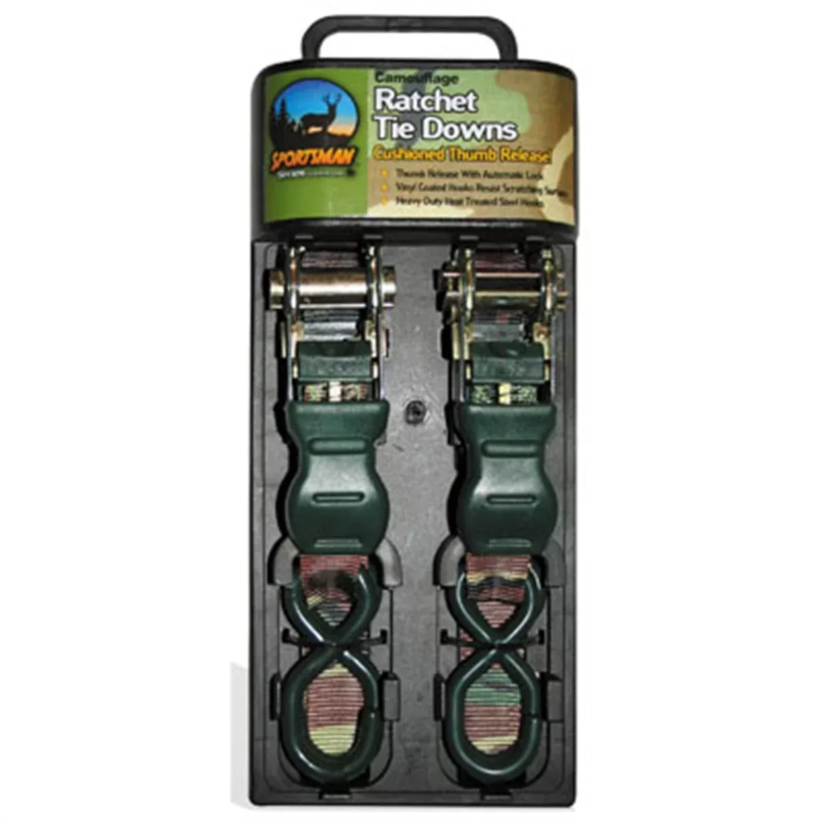 2 Piece Ratchet Tie Down Set BFORTDCAM2 New Buffalo Corporation