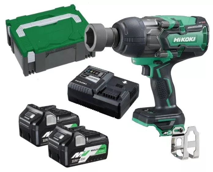 36V 3/4" Brushless High Torque Impact Wrench Kit WR36DA(HRZ) by HiKOKI