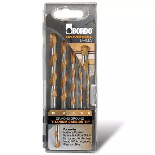 4-10mm 5Pce Universal Drill Set 2700-S1 by Bordo