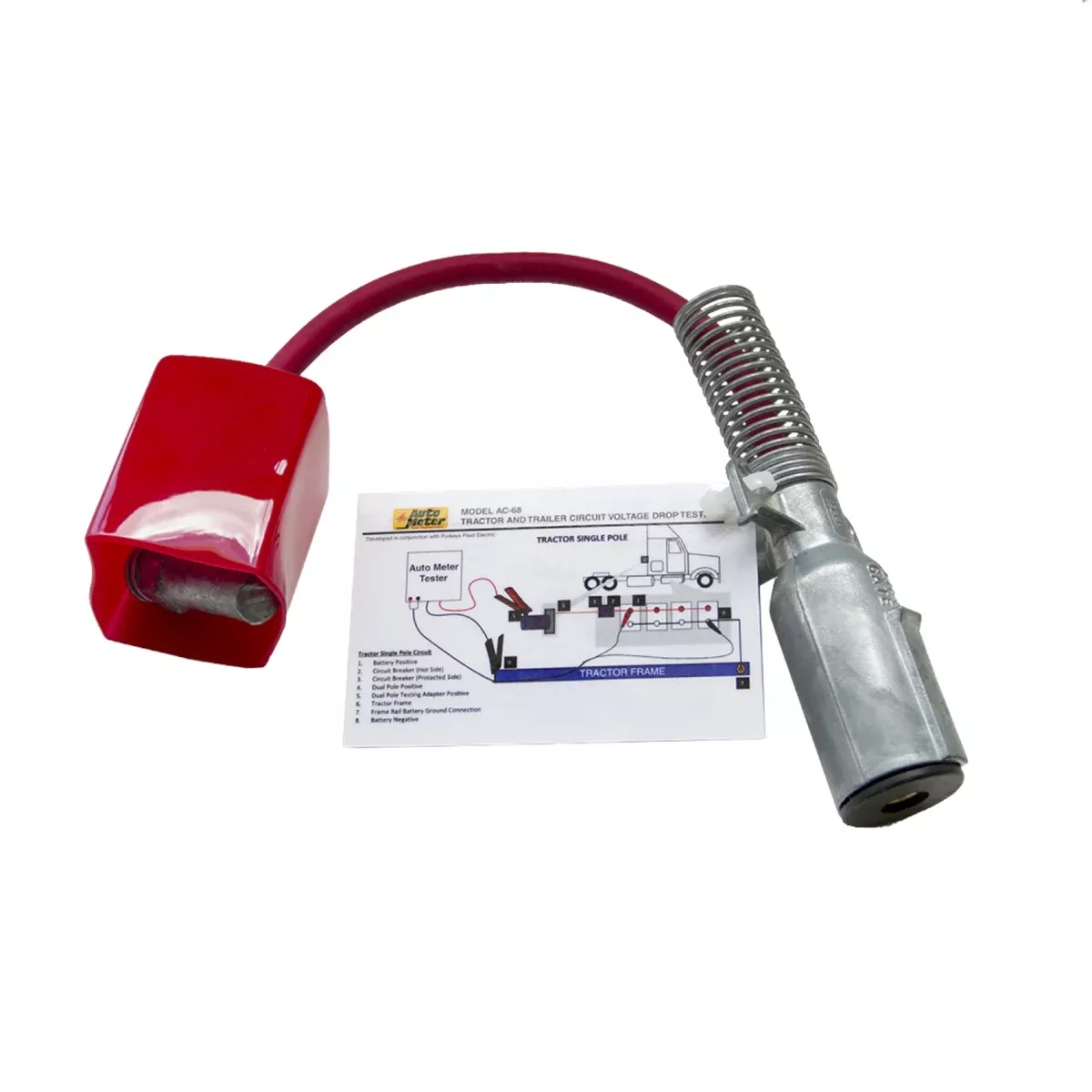 Adapter, Single Pole, Tractor & Trailer AUTAC-68 Auto Meter Products, Inc.