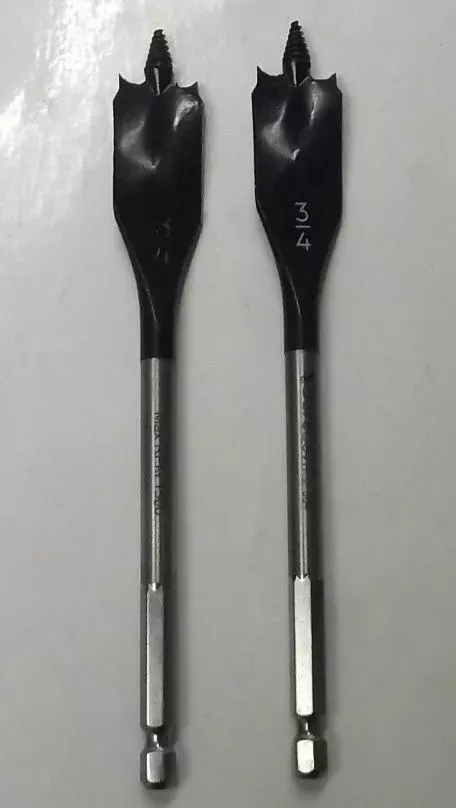 Bosch DSBS1009 3/4" x 6" Dare Devil Spade Stubby Drill Bit 2pcs. Bulk