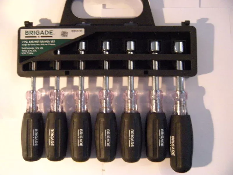 Brigade 7 pc. SAE Cushioned Nut Driver Set BR10731