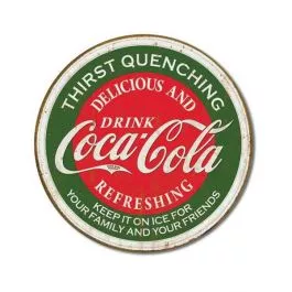 Coca-Cola Thirst Quenching Tin Sign