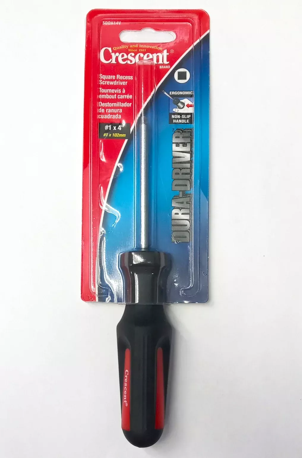 Crescent SDDK14V No. 1 x 4" Dura-Driver Square Socket Screwdriver