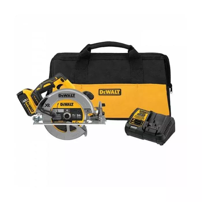 DeWalt 20V MAX 7-1/4" Cordless Circular Saw Kit Model#: DCS570P1