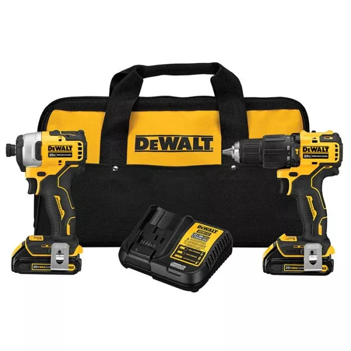 DeWalt ATOMIC 20V MAX Brushless Compact Drill/Driver Combo Kit Model#: DCK279C2