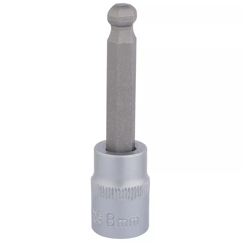 Draper Tools 3/8" Sq. Dr. Ball End Hexagonal Socket Bits (8mm) 16291