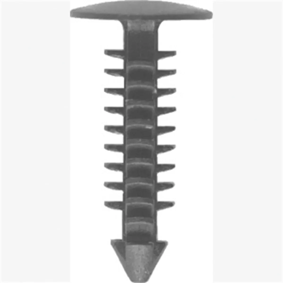 Eng. Mount Heat Shield Ret Ford 1986-On, Size: 1/4" (6.4mm), Head Dia: 1/2", Stem: 15/16", Qty: 10 ABD6066 Auto Body Doctor