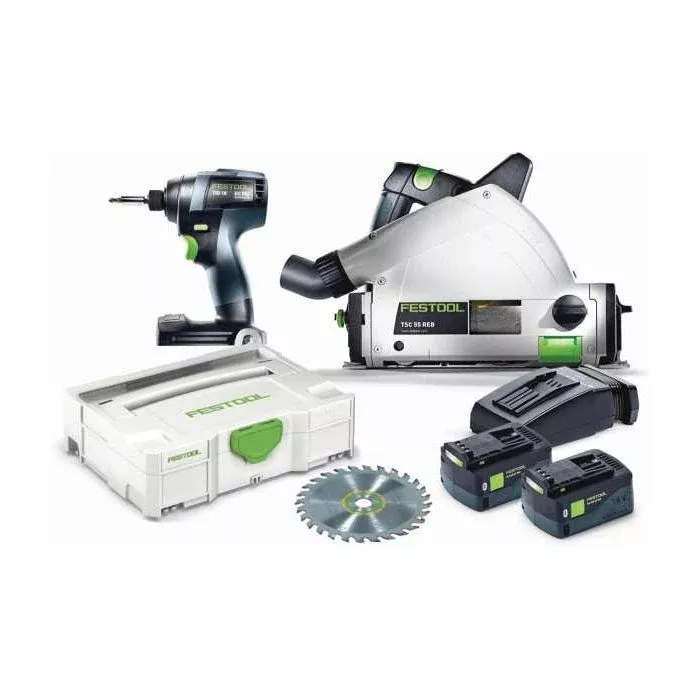 Festool TID 18 Impact Driver & TSC 55 Cordless Track Saw Combo Kit Model#: 205601