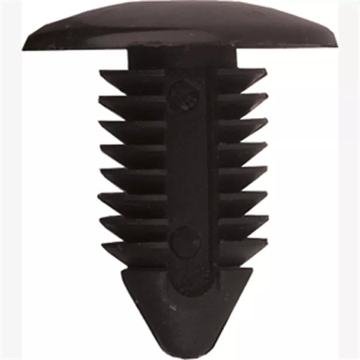 Front End Stone Shield Retainers, Black Nylon, Size: 3/8" (9.5mm), Stem: 13/16", Head: 7/8", Qty:100 ABD6032B Auto Body Doctor