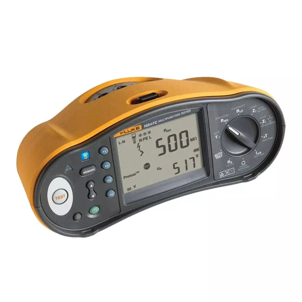 Installation Multifunction Tester 1664 FC by Fluke