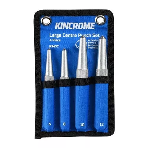 Kincrome Centre Punch Set 4Pce - Large K9437