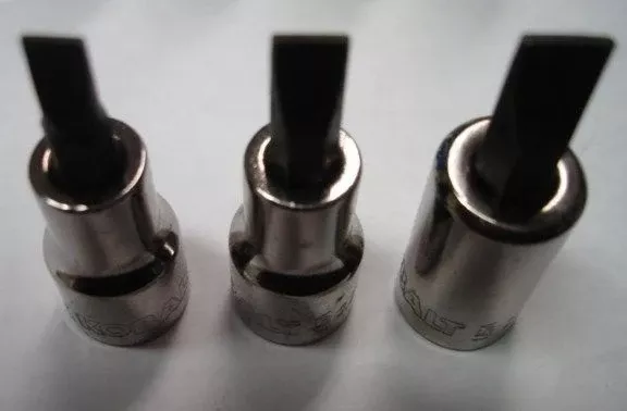 Kobalt 22468SET 3pc. 3/8" DR. Slotted Bit Tips USA