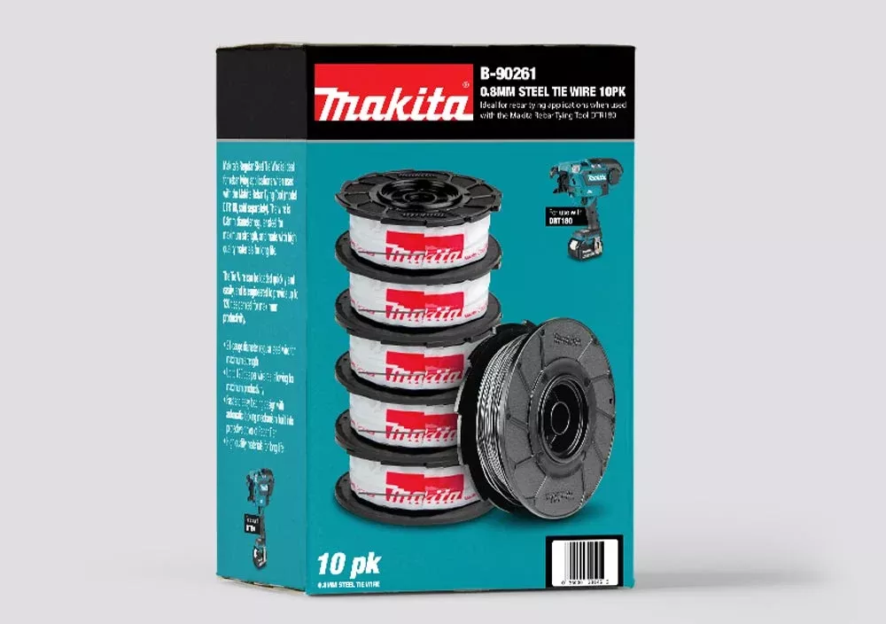 Makita 10 Pc Wirecoil 0.8mm/100M