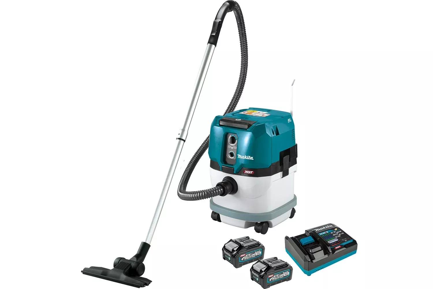 Makita XGT B/less 15 Litre Wet & Dry Vacuum 4.0Ah Combo Kit