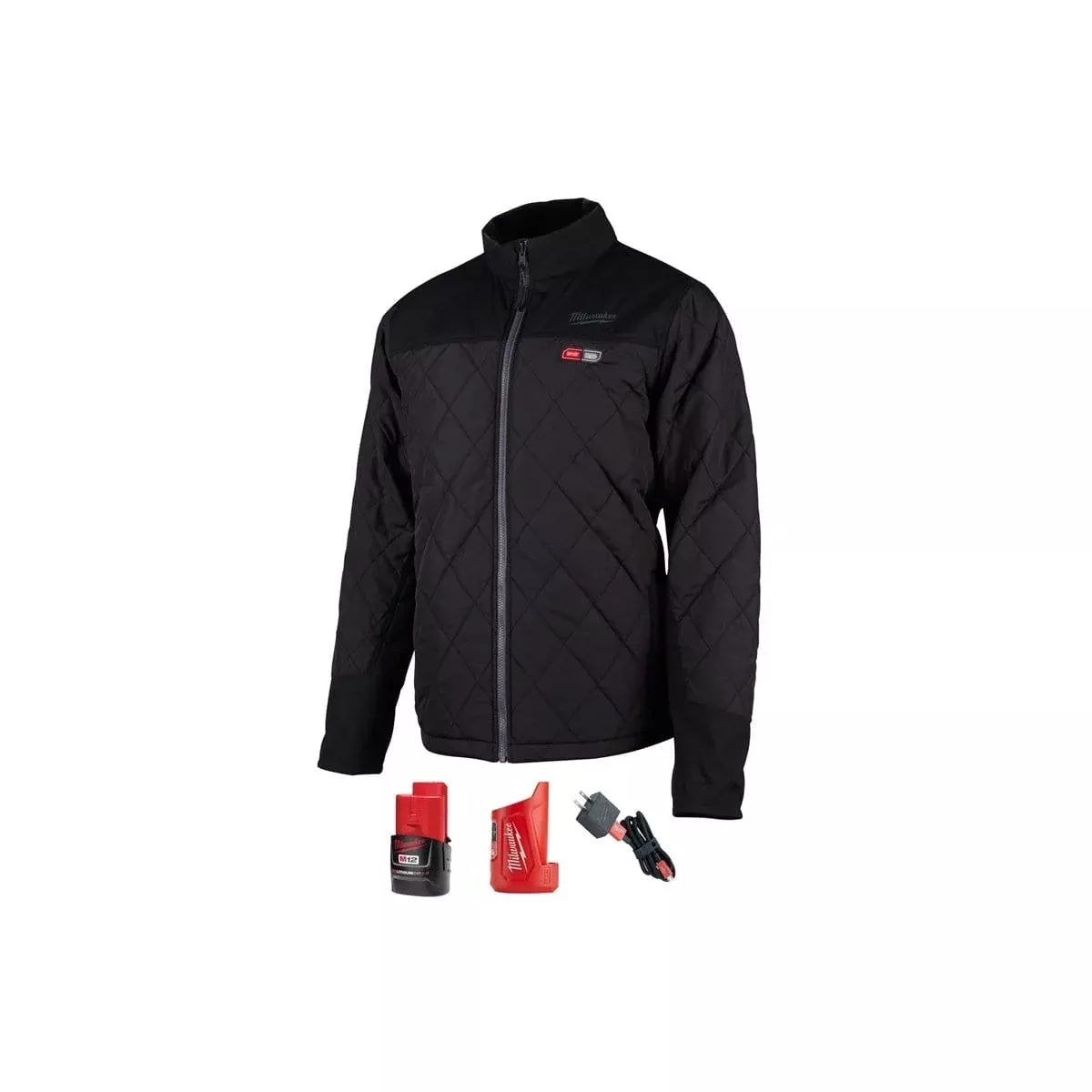 Milwaukee 203B-213X M12 Heated Axis Jacket Kit, Size 3X (Black)
