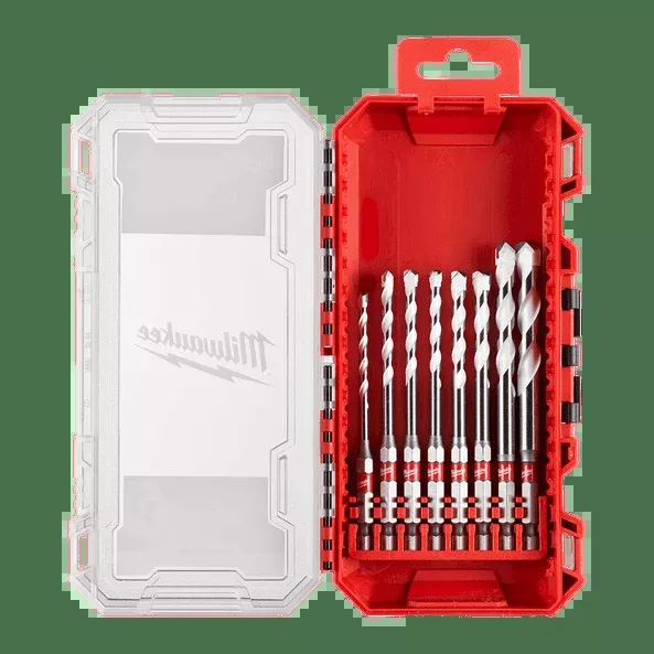 Milwaukee 8Pce SHOCKWAVE™ Multi-Material Drill Bit Set 49323560