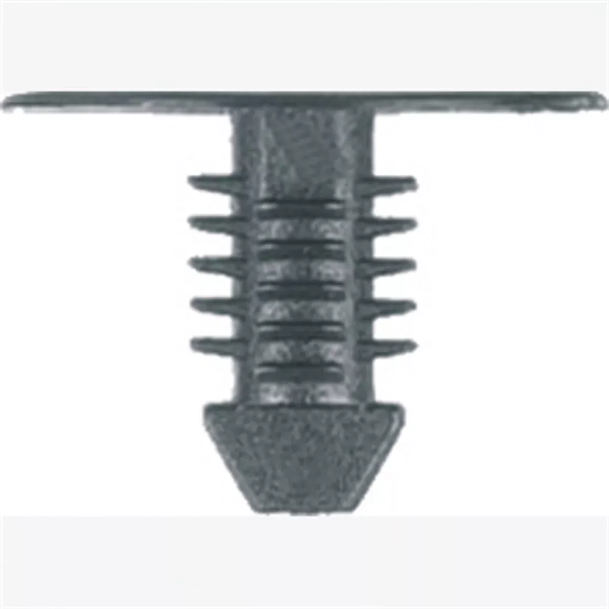 Mud Shield Retainer, Black Nylon, Size: 1/4" (6.4mm), Stem: 1/2", Head: 3/4", Qty: 10 ABD6040 Auto Body Doctor