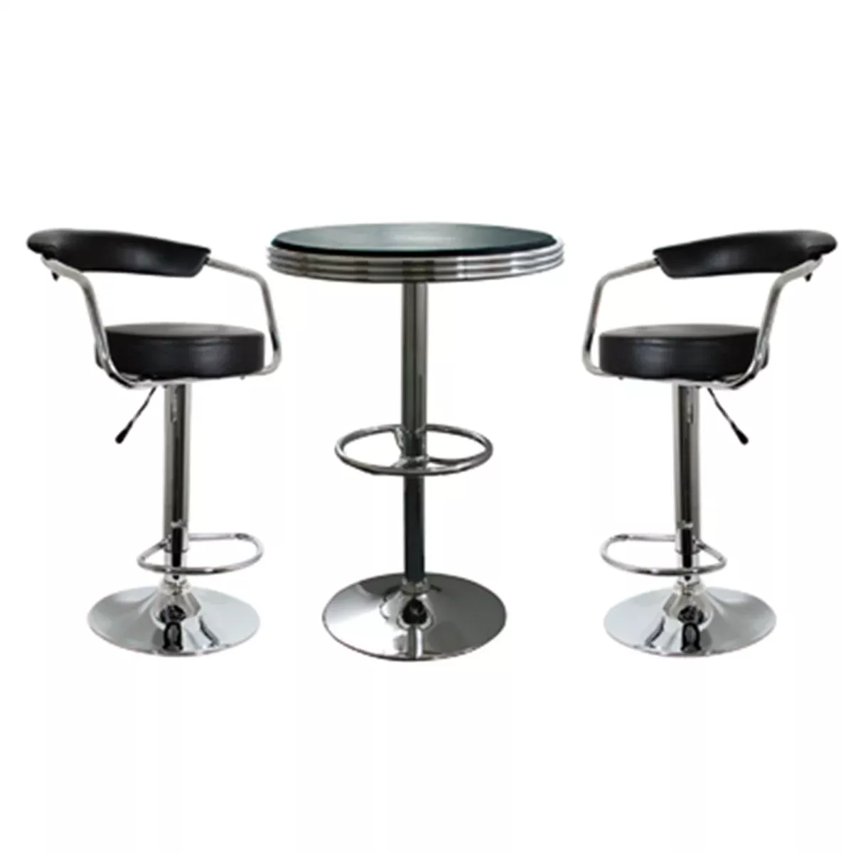 New Buffalo Adjustable Bar Table & Chair 3-Piece Set BFOBSSET7 New Buffalo Corporation