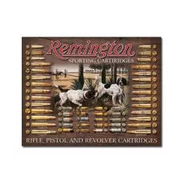 Remington Bullet Board Tin Sign