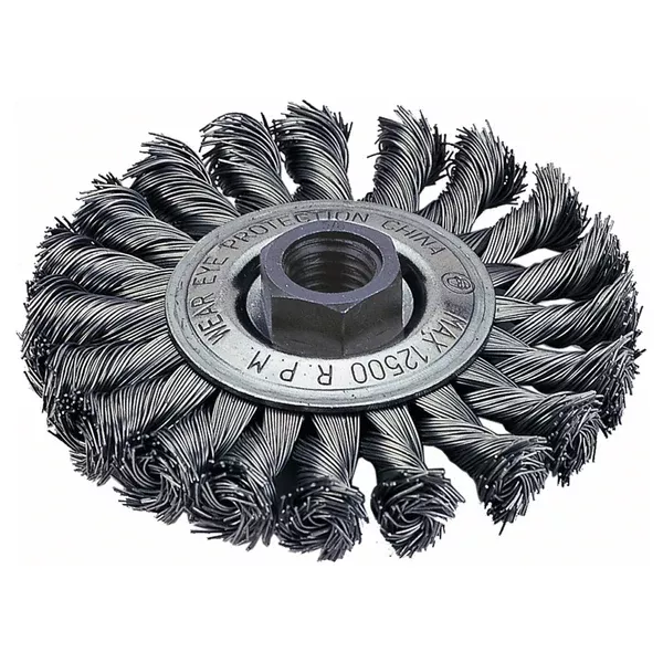 Stringer Bead Wire Wheel Brush, 4" Diameter FPW1423-2111