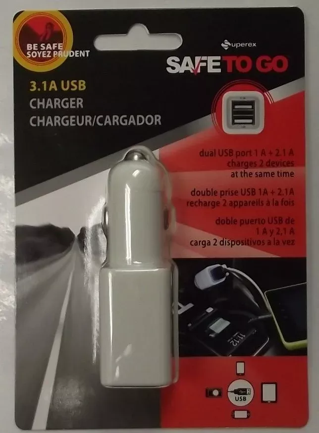 Superex 16-894 3.1 Amp Dual USB Charger