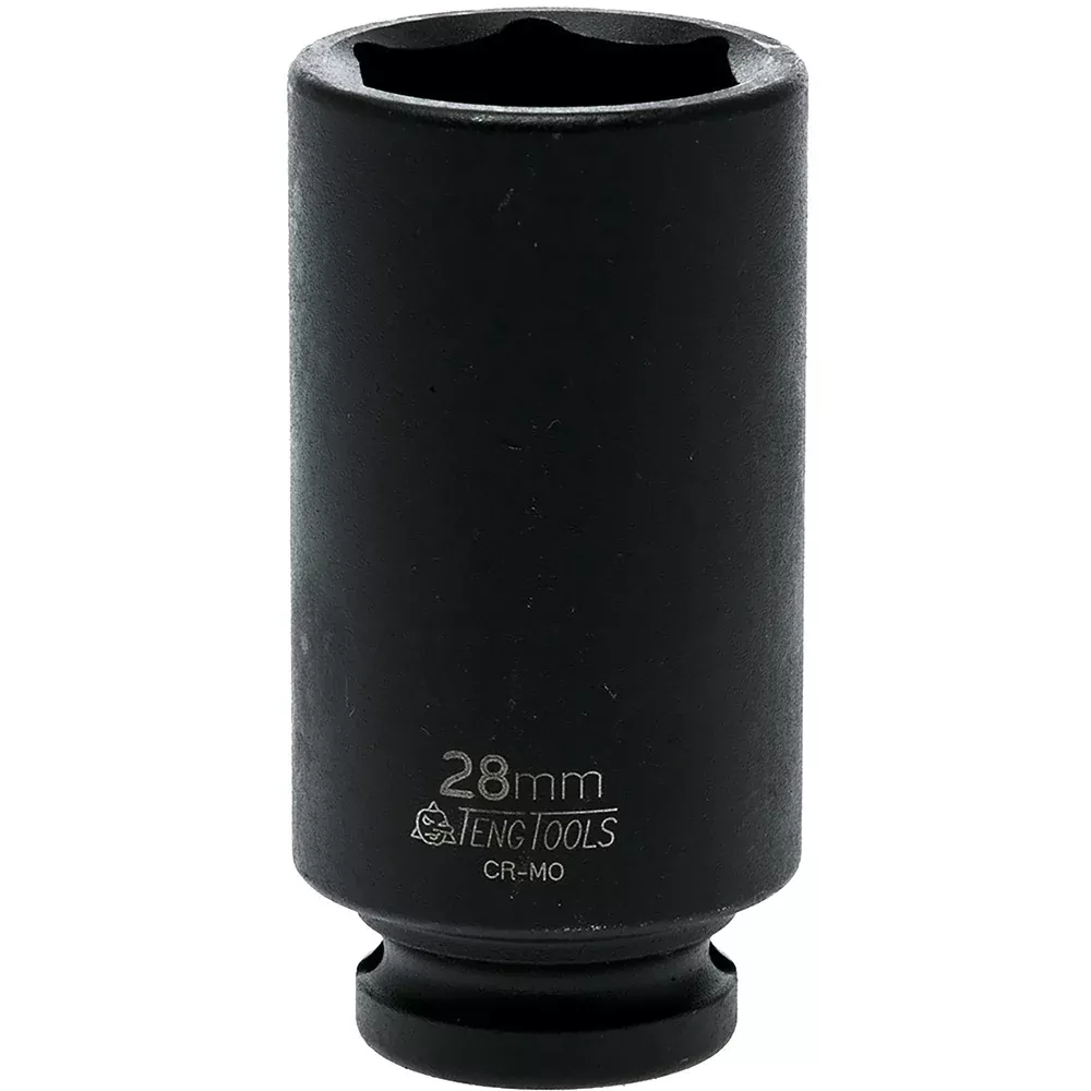 Teng 1/2in Dr. Deep Impact Socket 28mm Din