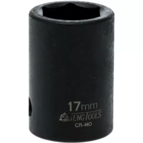 Teng 1/2in Dr. Impact Socket 17mm Ansi