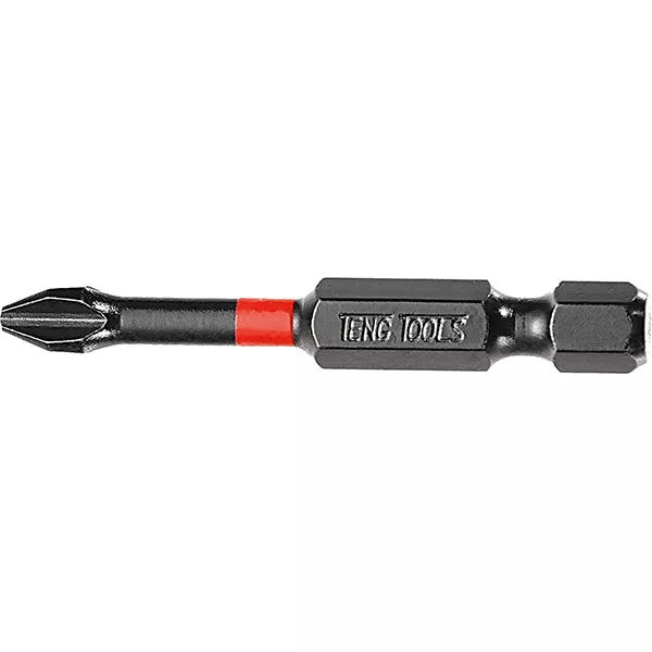Teng 1Pc 1/4in Gr2 Impact Screwdriver Bit 50mm