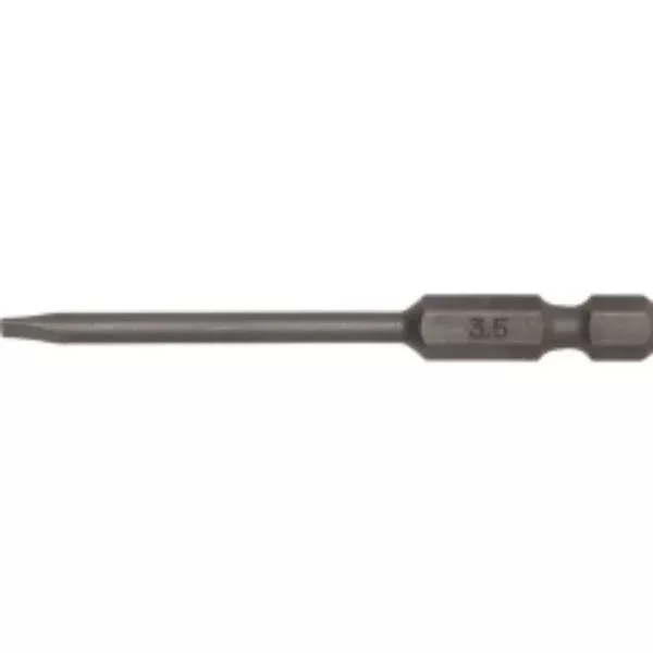 Teng 2Pc 1/4in Hex Fl0.8 X 4.0mm Bit mm L