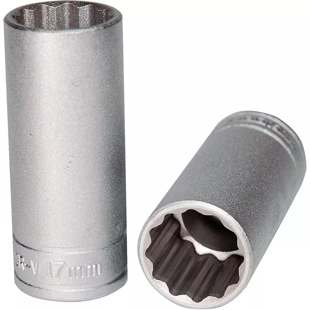 Teng 3/8in Dr. Deep Socket 17mm 12Pt