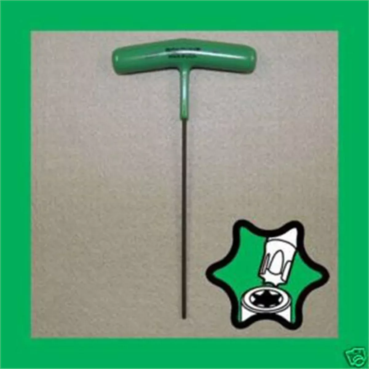 Torx Wrench, T9, T-Handle with Cushioned Grip, 6.1" Long BND33009 Bondhus Corp.