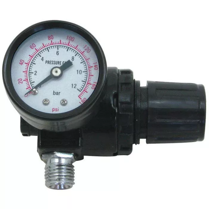 Vaper 1/4" Locking Air Regulator with Gauge Model#: 19303