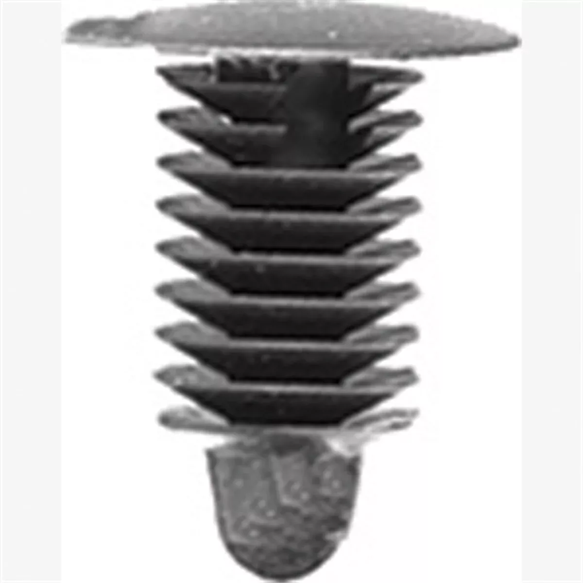 Weatherstrip Retainers, Size: 13/64" (5.3mm), Stem: 12mm, Head: 10mm, GM 20699808, Qty: 100 ABD6008B Auto Body Doctor