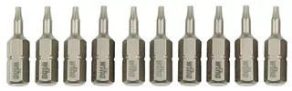 Wiha Torx Insert Bit 10 Pack, T9 x 25mm (Pack of 10) - 71509