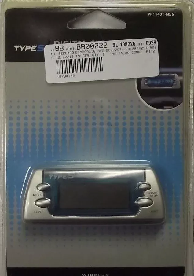 Winplus Type 11401 Digital Clock Timer Alarm And Stop Watch