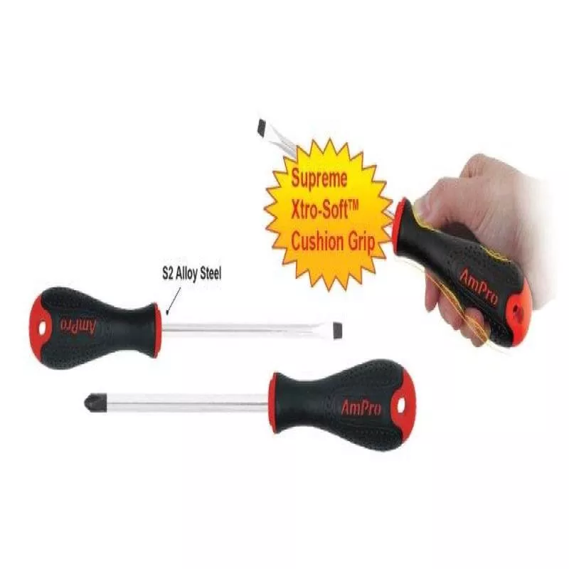 Xtro Soft Pro Phillips Screwdriver #2X100Mm AMPRO T32941