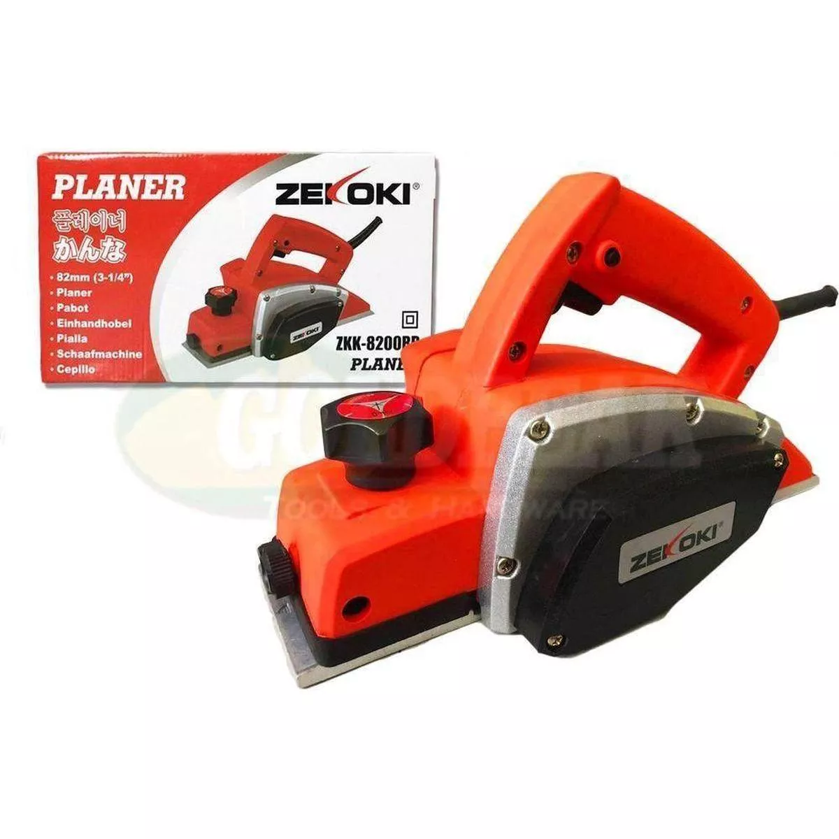Zekoki ZKK-8200RB Wood Planer 3-1/4″ 600W